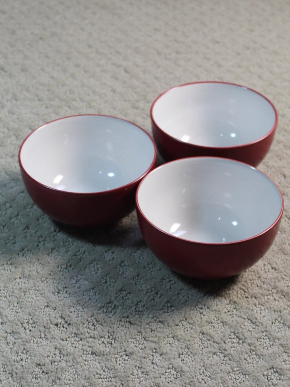 Set of 3 Pfaltzgraff Harmony Matte Red 5.25"x3.25" Bowls